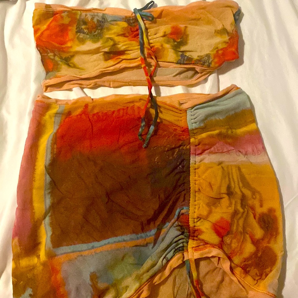 Two piece jean Paul gaultier